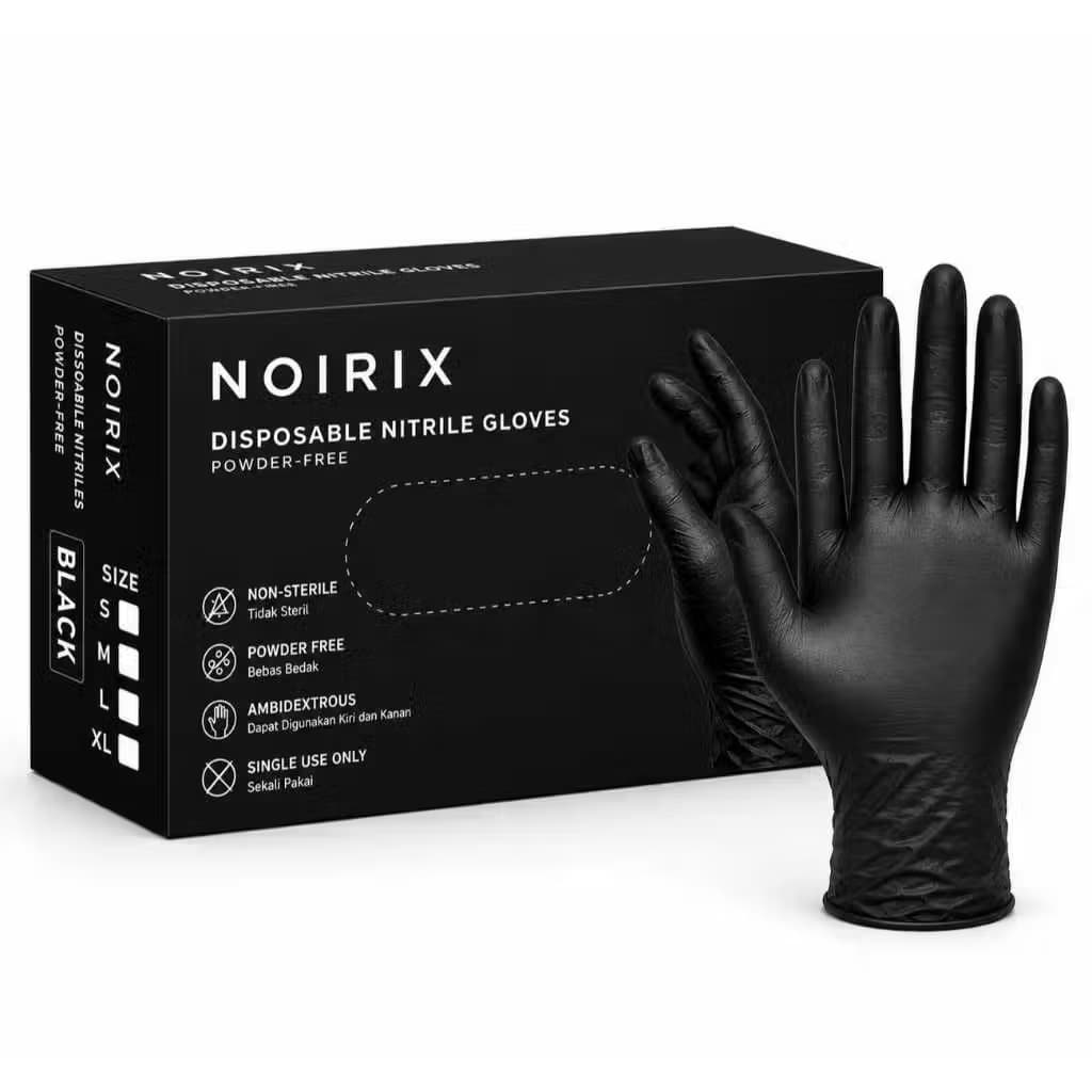 Sarung Tangan Nitrile Hitam 1 Dus Isi 10 Box