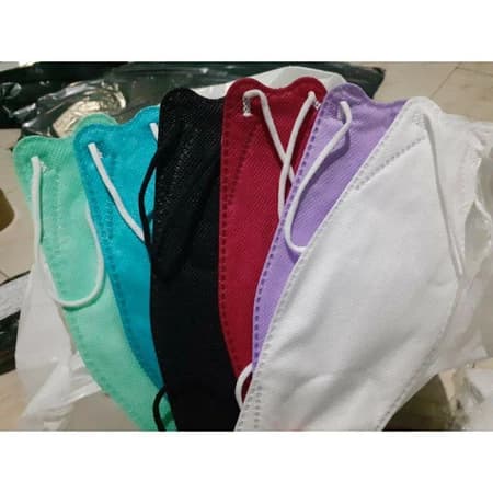 Masker KF94 4 Ply Warna Mix Isi 10 Pcs