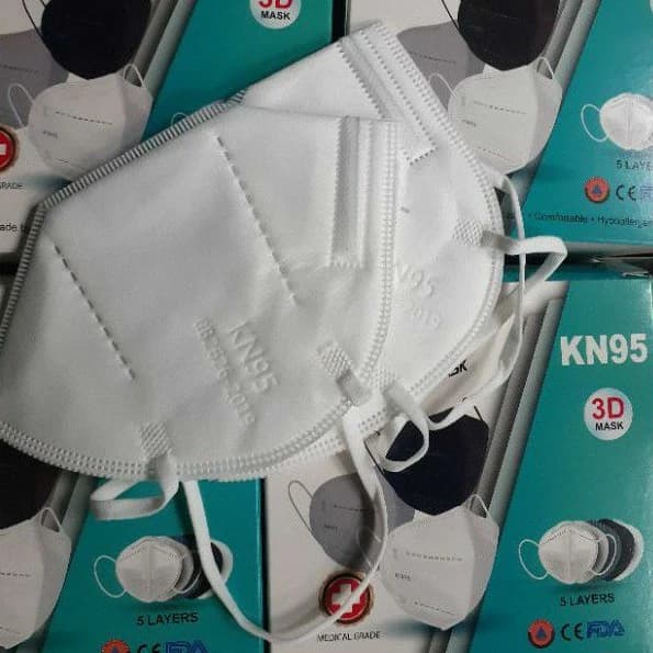 Masker KN95 5 Ply Earloop Putih Standar Medis