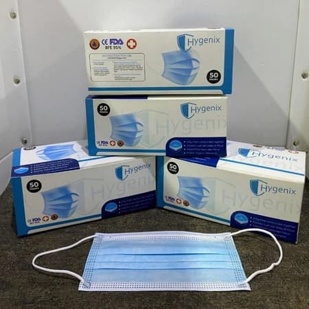 Masker Earloop 3 Ply Surgical Isi 50 Pcs