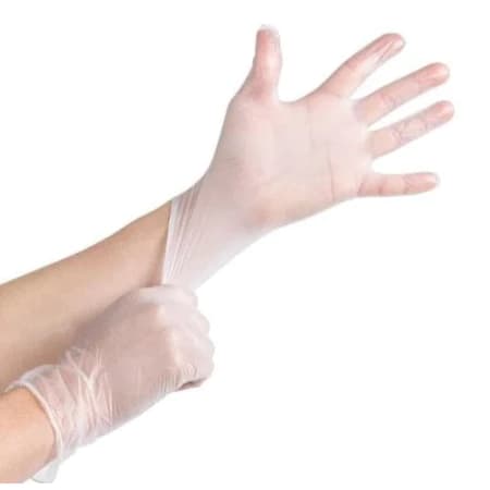 Sarung Tangan Vinyl Clear Sekali Pakai Food Grade
